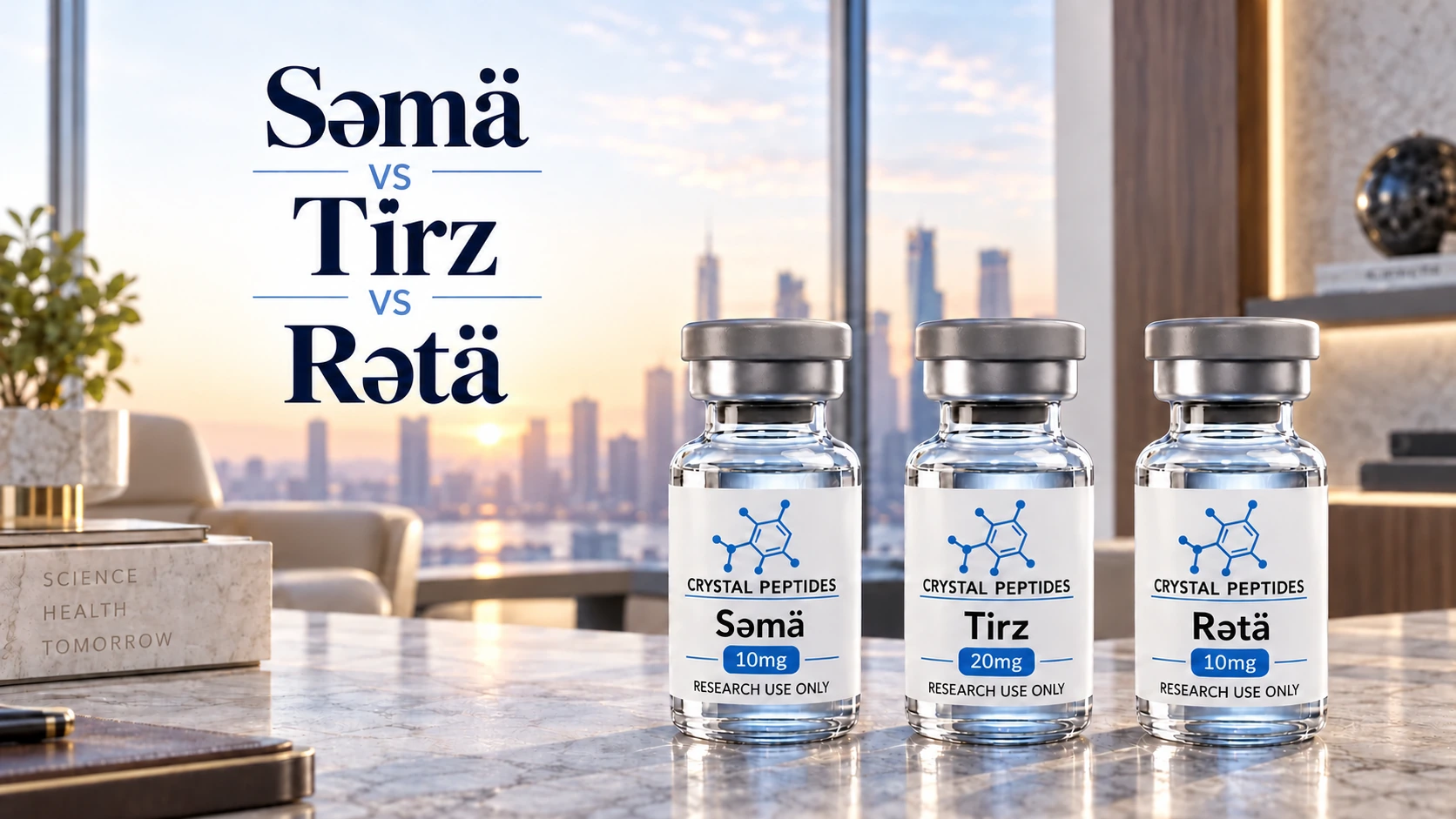 Səmä, Tïrz i Rətä: agonizam jednog, dvaju i triju receptora