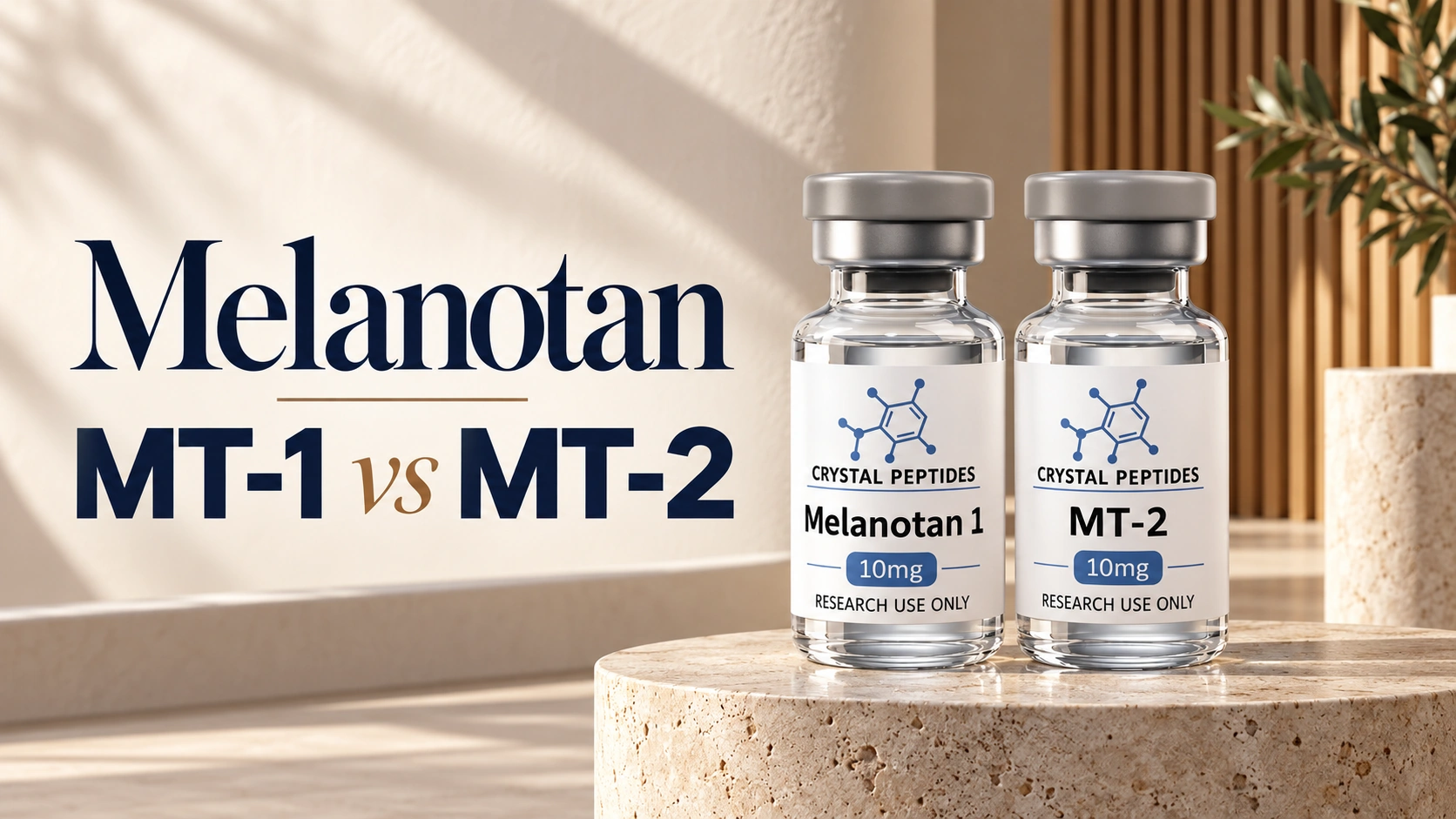 Melanotan MT-1 protiv MT-2: struktura, dokazi i regulatorni status
